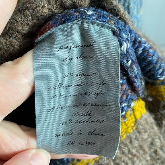 Raquel Allegra Striped Crew Neck Sweater, size "0" (fits like size S/M) - Picture 5 of 10